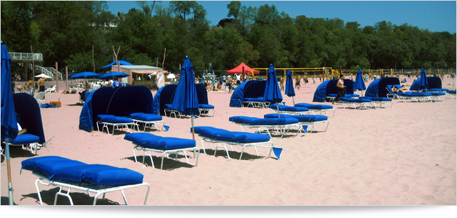 Beach View Along Lake Michigan