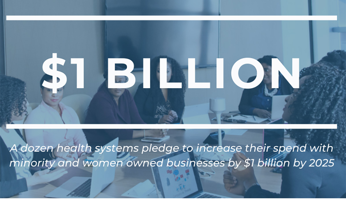 Health Systems Announce Commitment to Increase MWBE spending by $1B to Improve Supplier Diversity & Build Community Wealth