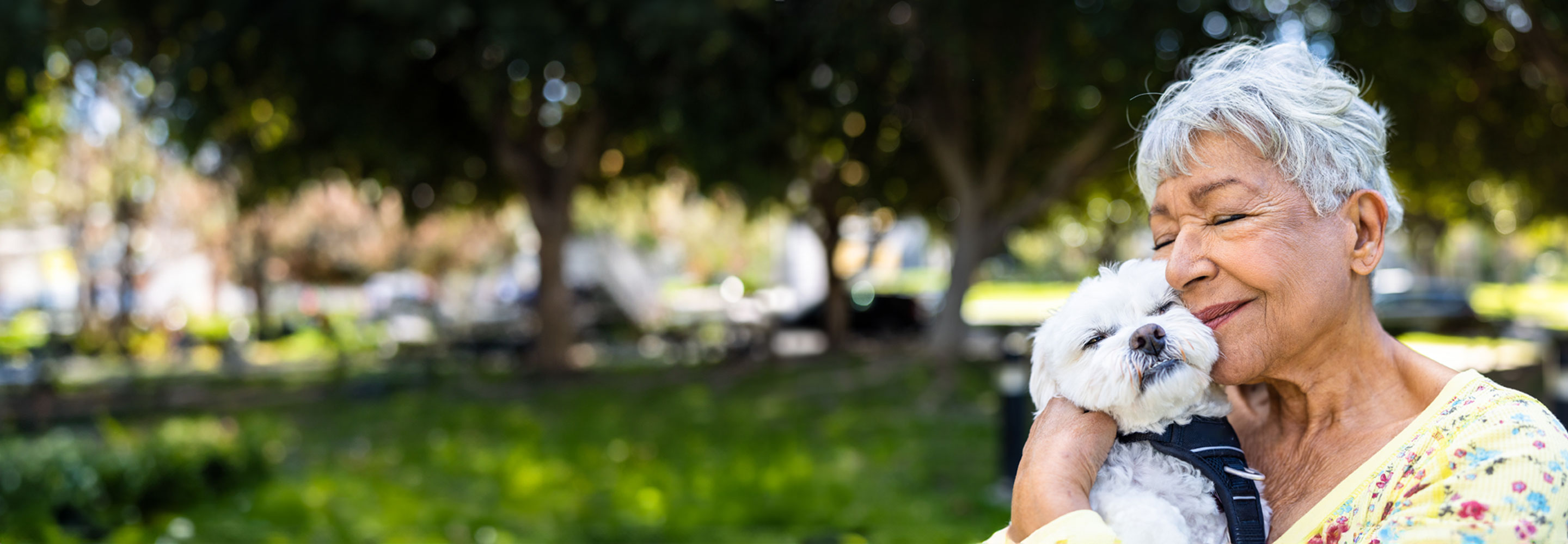 Couple smiling at home