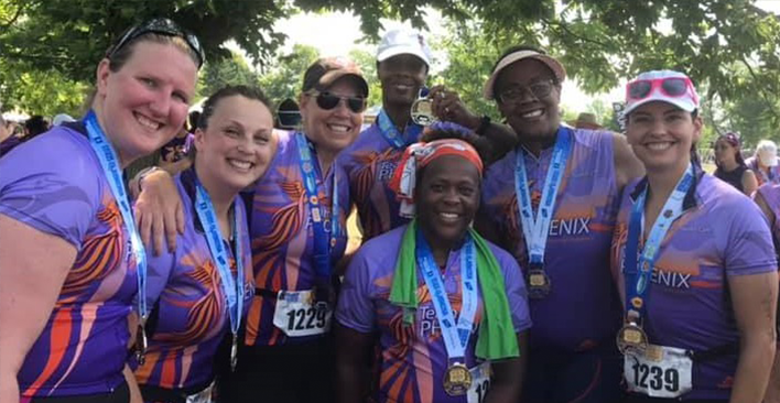 TPX athletes after the tri